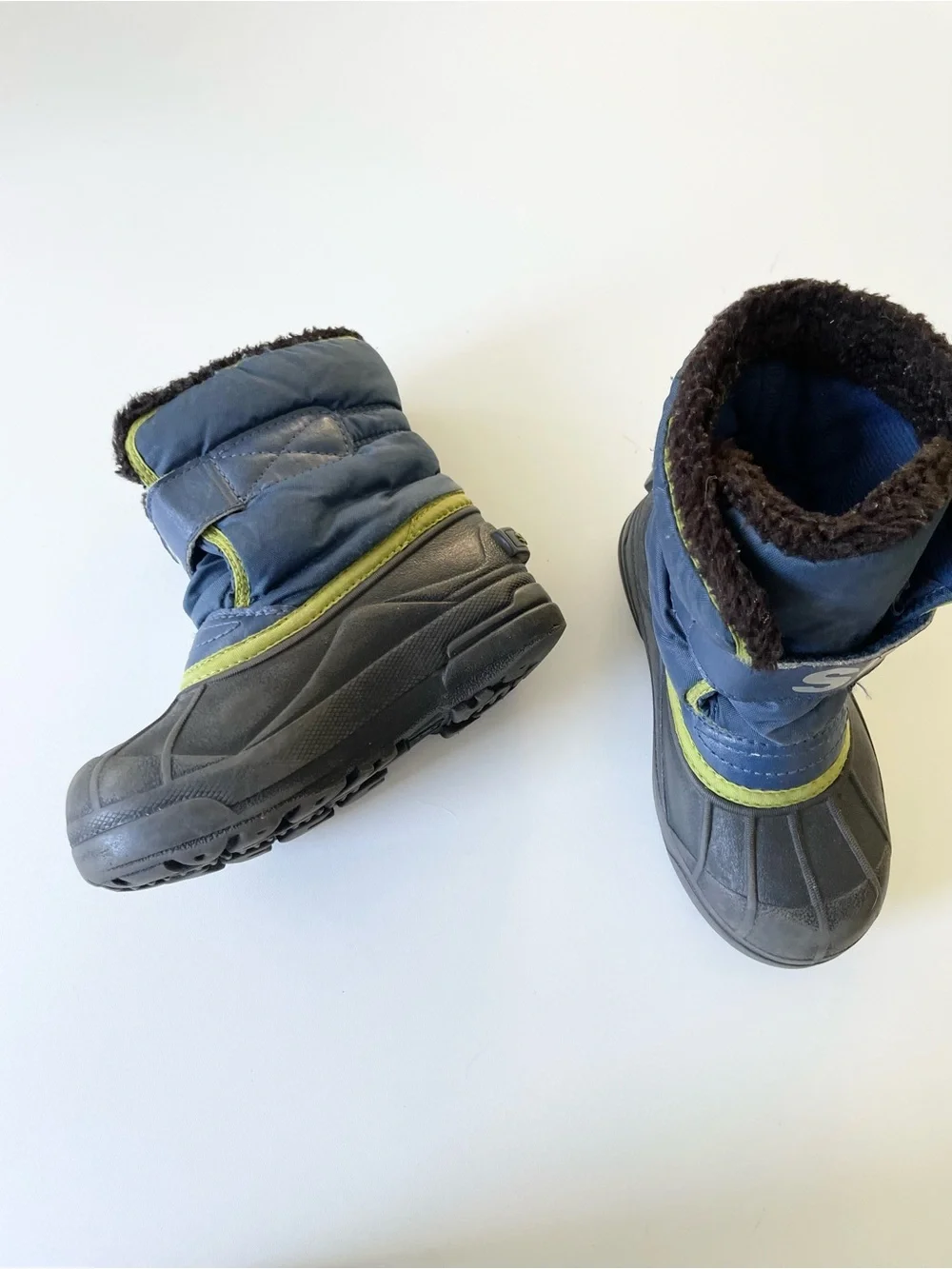 Sorel Snow Commander Snow Boots Navy Blue Green Black size 12C